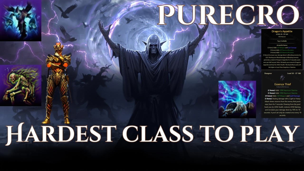 ESO PvP - The PureCro hard class Build U49