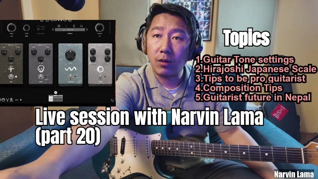 Live Guitar Session with Narvin Lama || Guitar Lesson in Nepali || Part 20