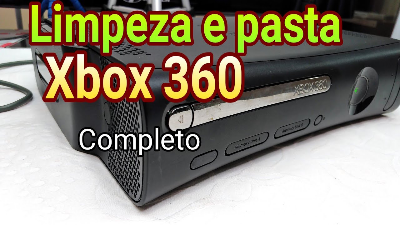 🔴Como abrir e limpar e trocar pasta térmica Xbox 360 Slim