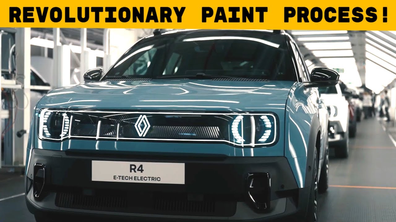 Revolutionary Two Tone Paint Technology for Renault 4 E Tech Explained