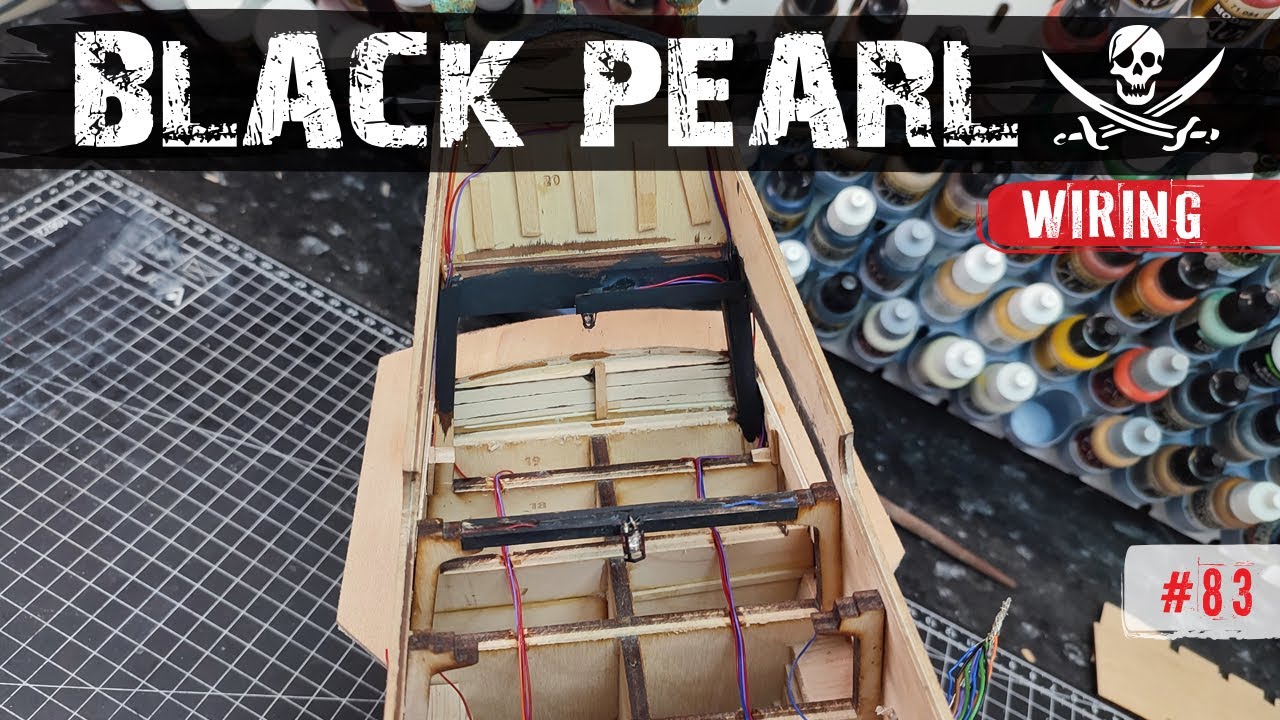 Building the Black Pearl model ship - part 83