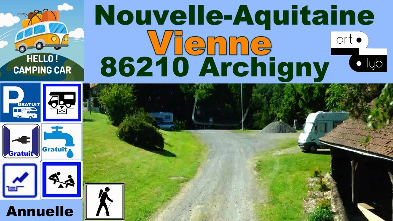 86 Aire Camping-car Archigny Hello!camping-car