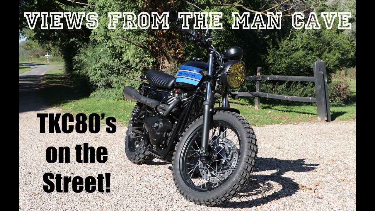 Continental TKC80 — каковы они на самом деле на дороге? — Triumph Street Twin
