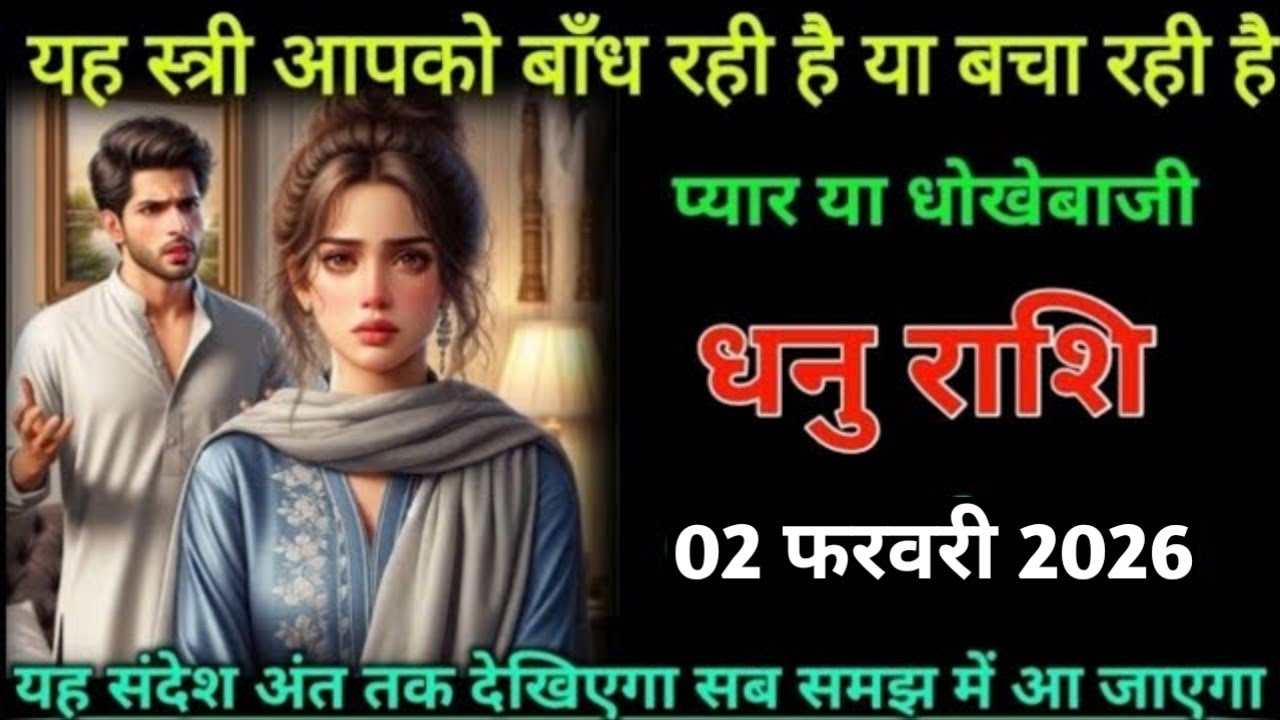 धनु राशि। 31 जनवरी 2026| यह स्त्री आपको बांध रही है या बचा रही है| Dhanu Rashifal |