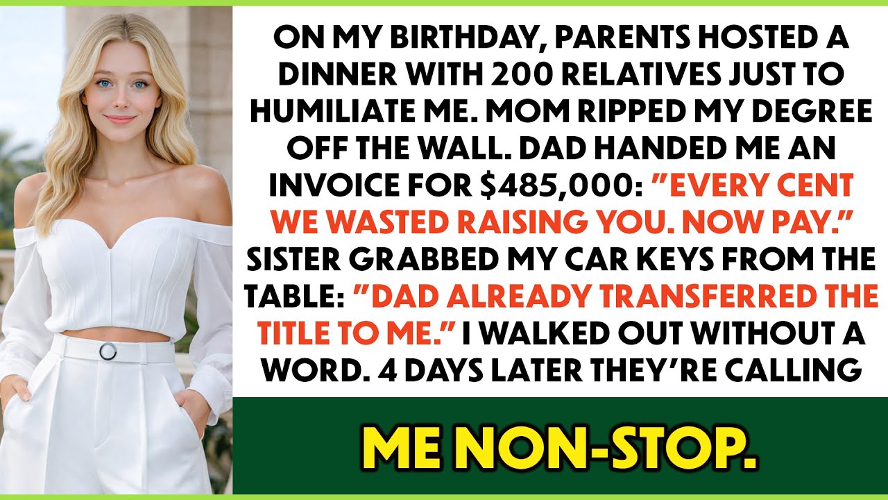 My Parents Handed Me A $485,000 Bill For Raising Me—Now They're Calling Me Non Stop...