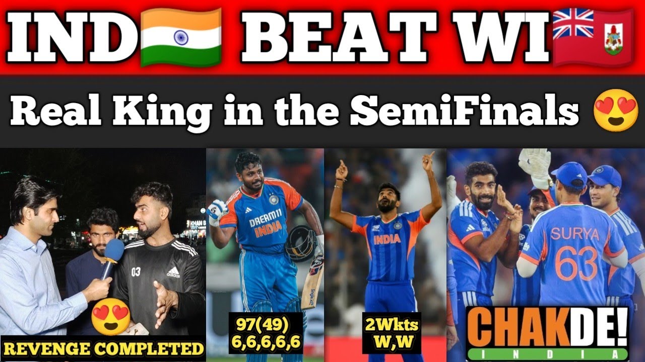 YahOoO IND🇮🇳 Into the SemiFinals Ak Sanju Samson Match jeetwa gya😍| Pakistani Reactions 