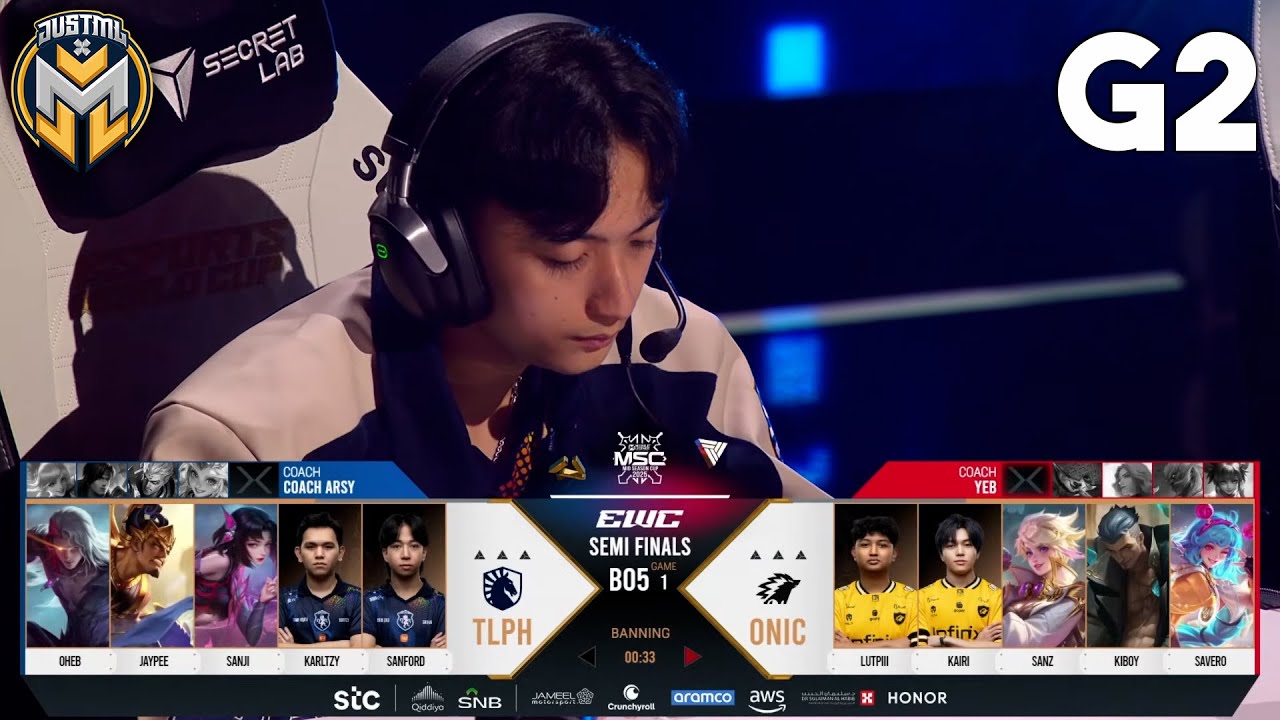 TLPH VS ONIC GAME 2 | KNOCKOUT STAGE DAY 3 | MLBB MSC 2025