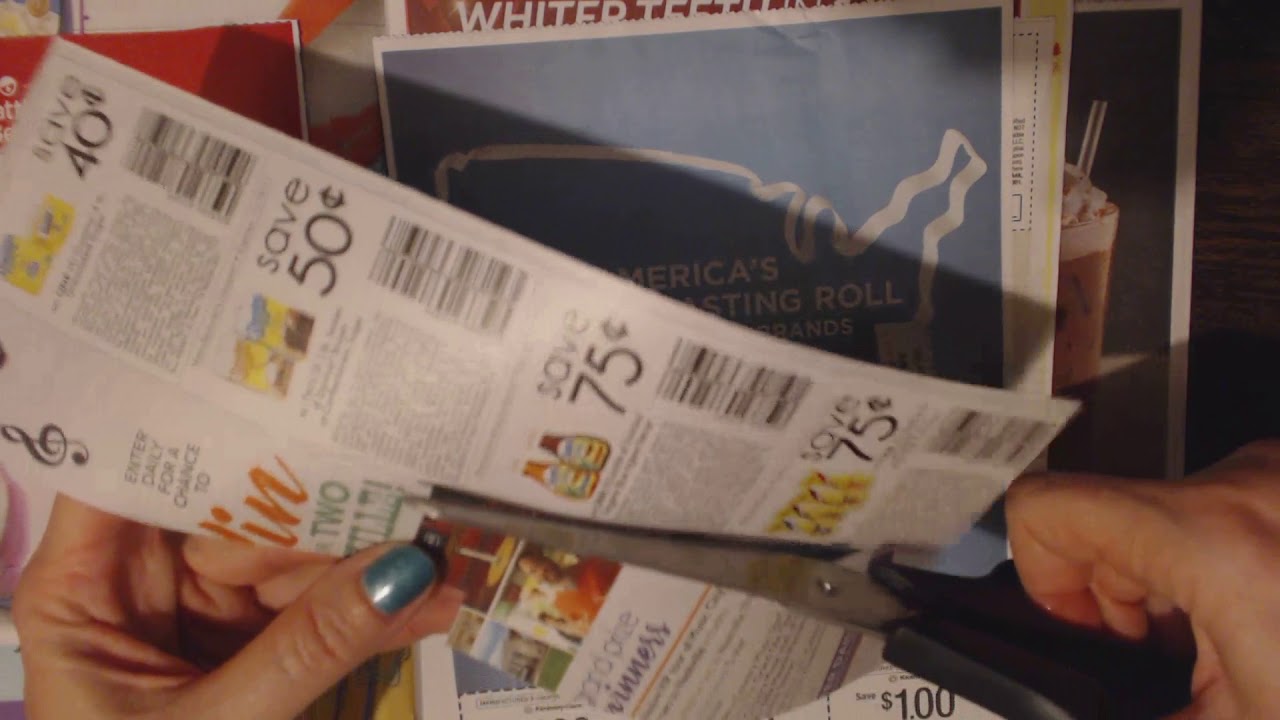 ASMR Request ~ Clipping Coupons & Whispered Coupon Description / Sorting