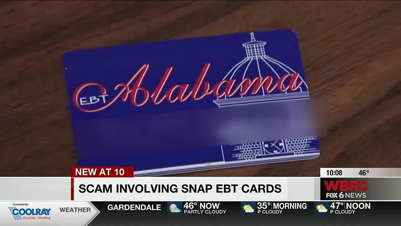Alabama Dept. of Human Resources warning of SNAP EBT card scam