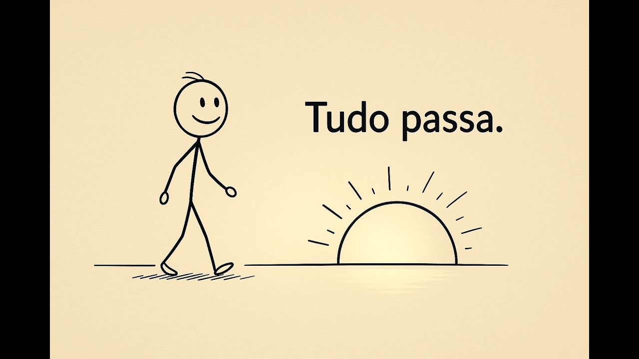 Tudo Passa — Um lembrete que o tempo cura tudo.