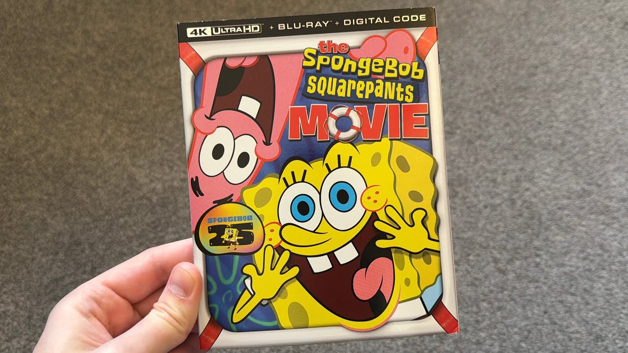 Фильм «Губка Боб Квадратные Штаны» 4K Ultra HD Blu-ray: распаковка и сравнение (стандартное издание)