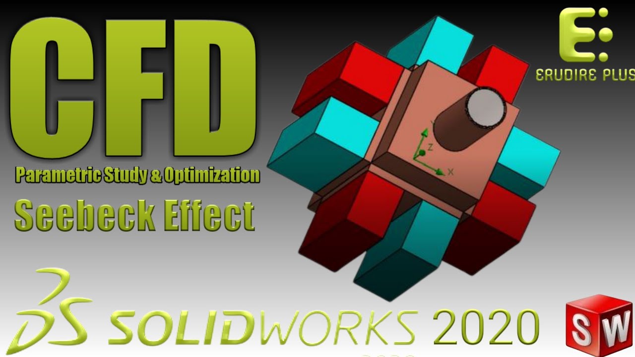 CFD Analysis & Parametric Study of Seebeck Effect to Generate Electricity using SolidWorks 2020