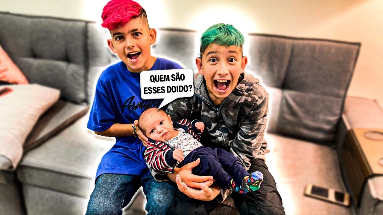 APRESENTEI MEU FILHO PARA OS MINI HATERS