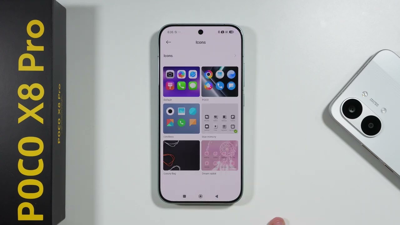 POCO X8 Pro/Pro Max: Как восстановить стандартные значки (восстановить стандартную тему значков)