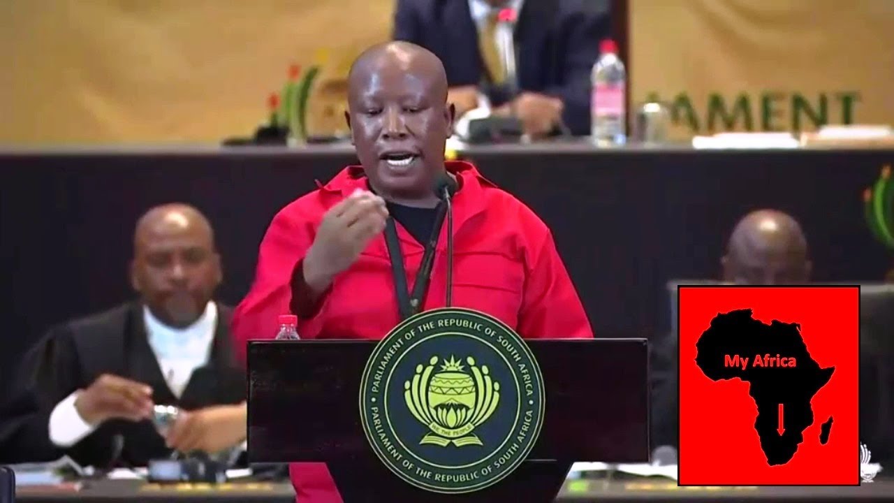 Юлиус Малема из EFF отвечает на SONA 23