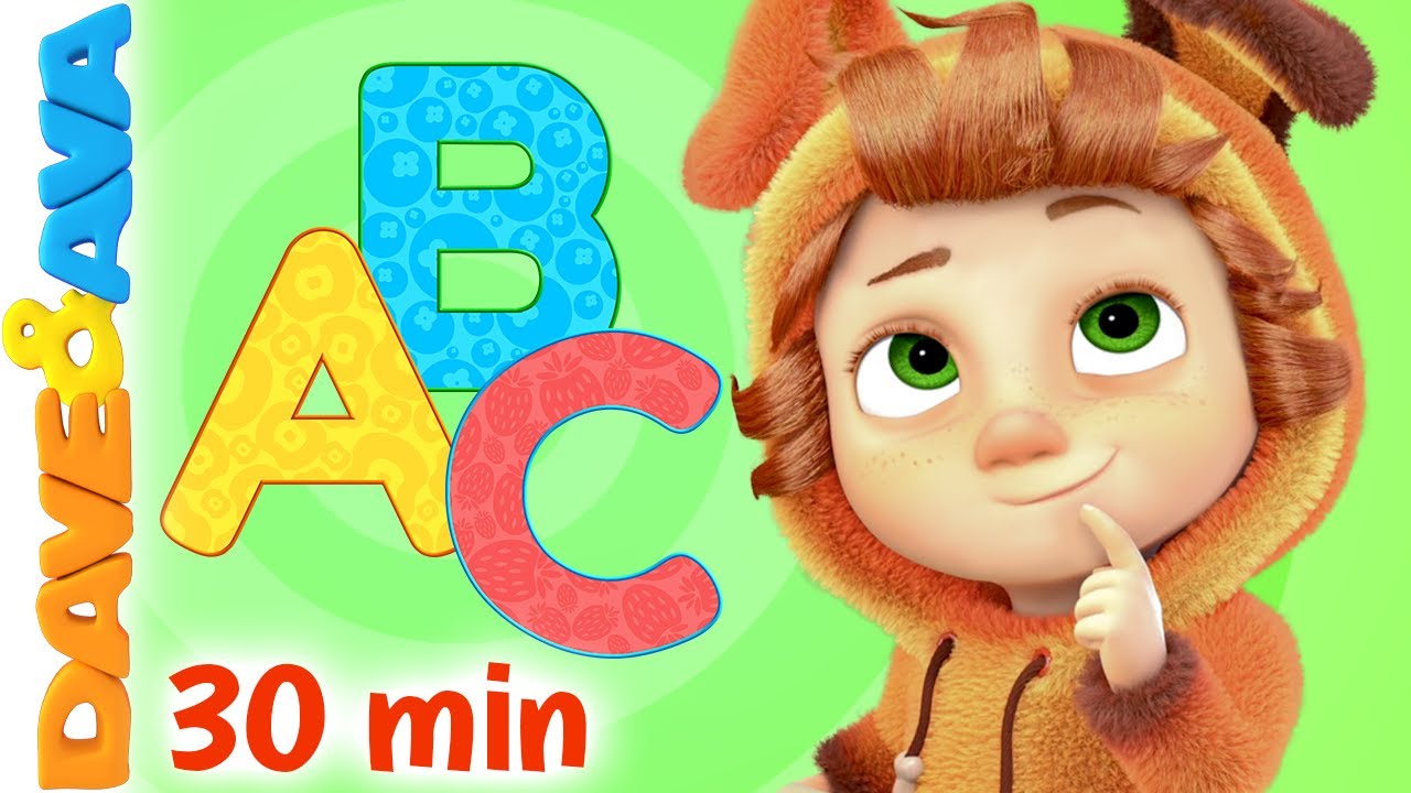 🐶 ABC Song Part 2 and More Nursery Rhymes | Bingo Song | Baby Songs by Dave and Ava 🐶