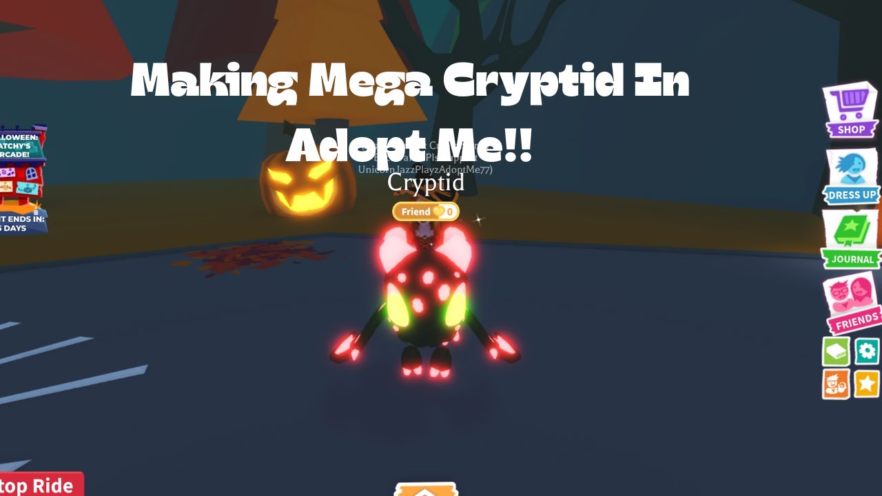 Создание Мега Криптида в Adopt Me!!