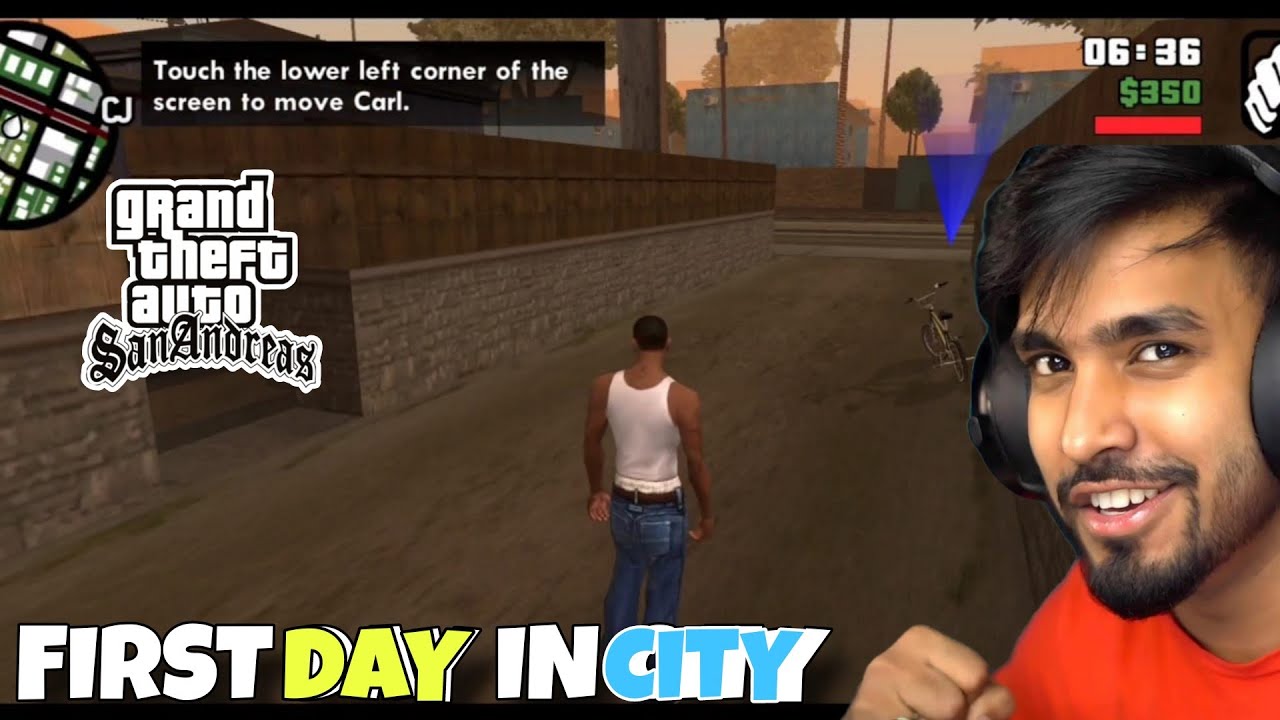 FIRST MISSION | 🤯 GTA SAN ANDREAS DEFINITIVE EDITION KHATARNAK GRAPHICS (PART 1) 