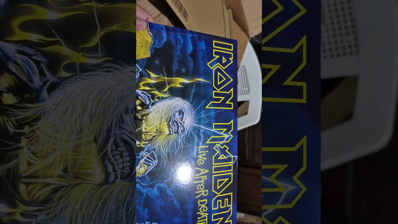 Unboxing - Iron Maiden - Live After Death edição dos 40 anos do disco ao vivo