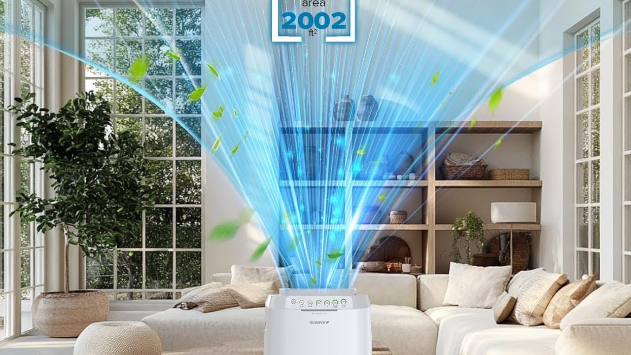 Nuwave Forever Smart Air Purifier 🌬️♻️ | No Filters Needed, 7-Stage Filtration, Large Room Coverage