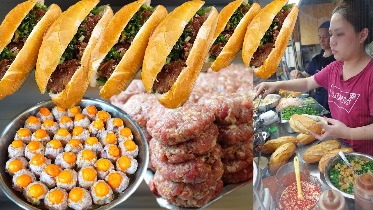Bánh mì bò nướng, bánh mì xíu mại trứng muối, bánh mì cá nục kho... cô Lành nức tiếng khu Bình Thạnh