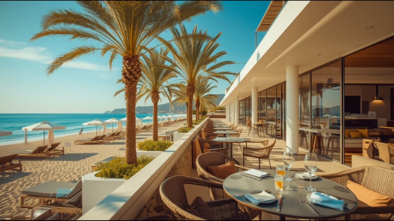 90 Minute Malaga Beach Club Morning Ambience - Chilled Flamenco House by the Sea