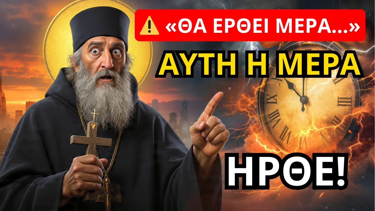 ⚠️ Άγιος Κοσμάς είπε: «Θα έρθει μέρα που...» – και αυτή η μέρα ΗΡΘΕ!