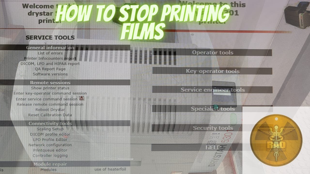How To Stop Printing Films In GE CT Scan Machine. #radiology #radioimaging #ctscan #gehealthcare