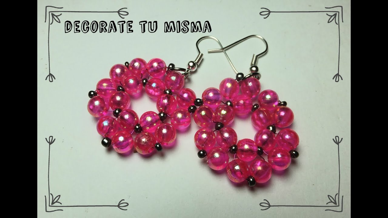 Pendientes de abalorios.