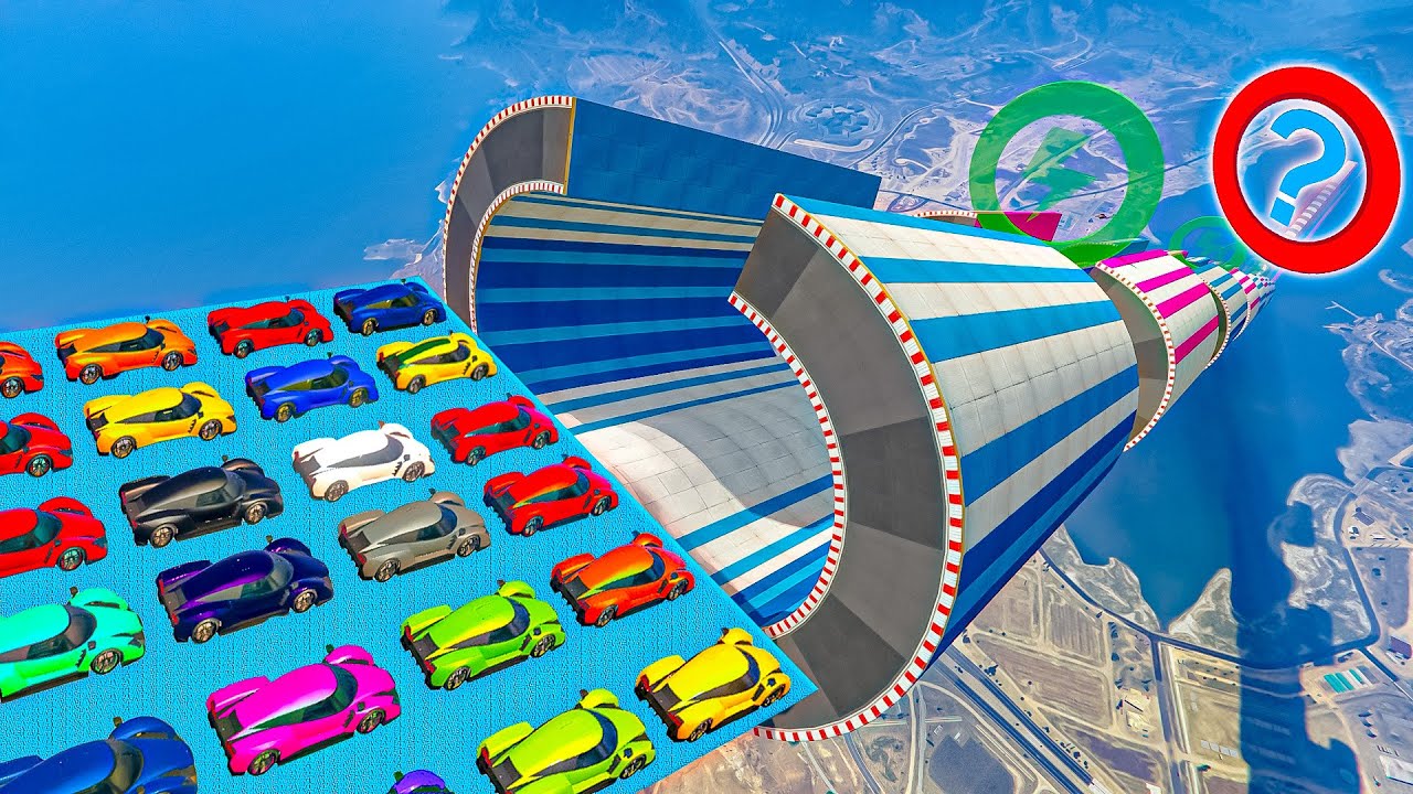 MEGA RAMPA RANDOM GIGANTE !!! 🐷GARE🐷 GTA 5 ONLINE