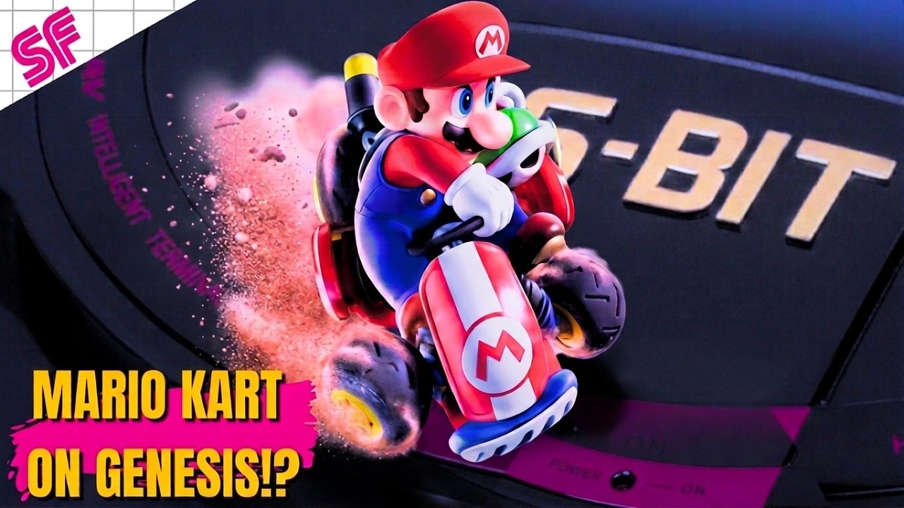 Super Mario Kart on SEGA Mega Drive?!