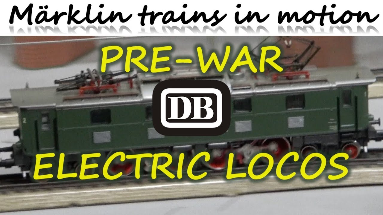 Märklin Pre-War Deutsche Bundesbahn Electric Locomotives