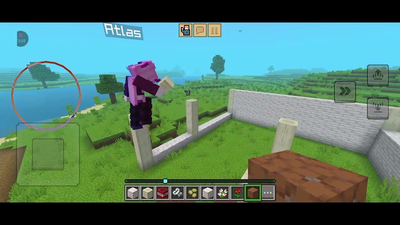 Jogando crafting and building com a minha prima