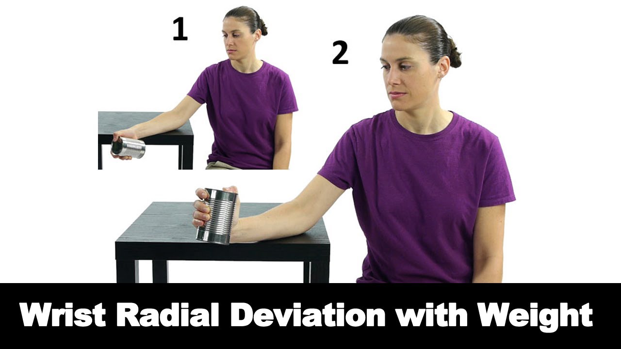 Wrist Radial Deviation with Weight - Ask Doctor Jo