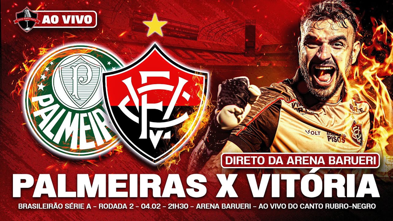 PALMEIRAS x VITÓRIA AO VIVO! 🔥 DIRETO DA ARENA BARUERI | BRASILEIRÃO SÉRIE A