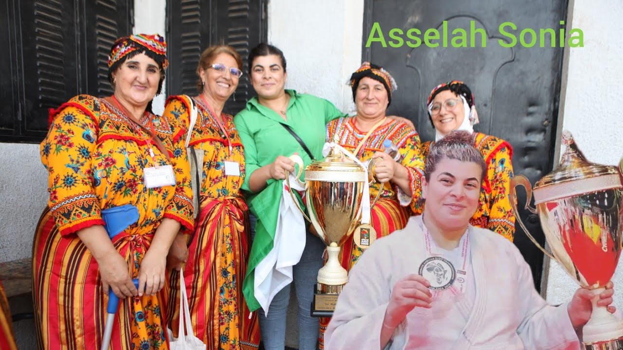 Asselah Sonia .village Ighil Imula.champione d Afrique de judo a Casablanca Maroc 2023