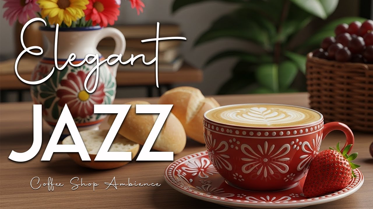 Elegant Jazz Music ☀️ Soft Morning Coffee Bossa Nova for Peaceful Work and Positive Energy