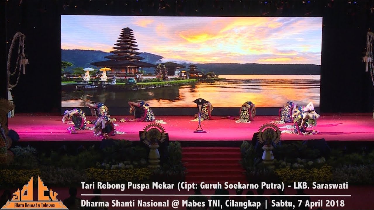Tari Rebong Puspa Mekar (Cipt: Guruh Soekarno Putra) - LKB. Saraswati | Dharma Shanti Nasional 2018
