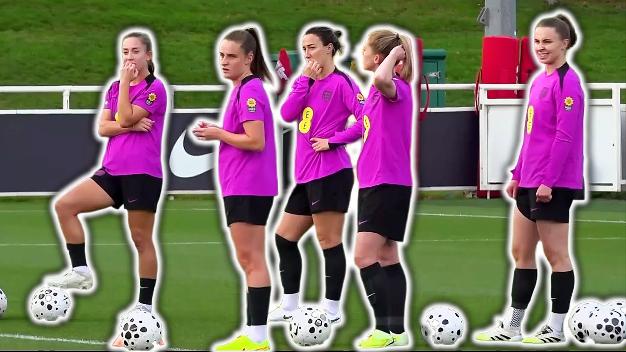England Women train at St George's Park ahead of Brazil and Australia friendlies ⚽️🦁