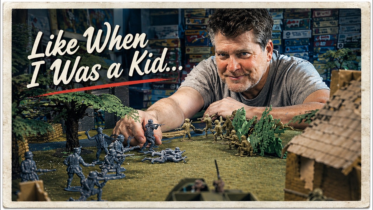 I Built the Ultimate 1970s Boy’s Dream Toy Soldier Diorama!