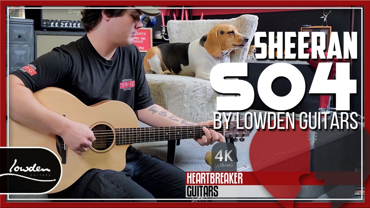 Sheeran by Lowden Guitars - S04 Sitka Spruce / Figured Walnut | 4K Video