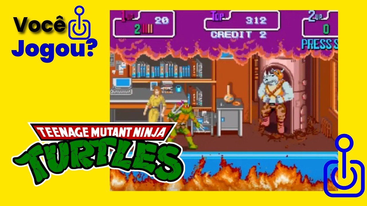 Você jogou TMNT: Arcade Game?