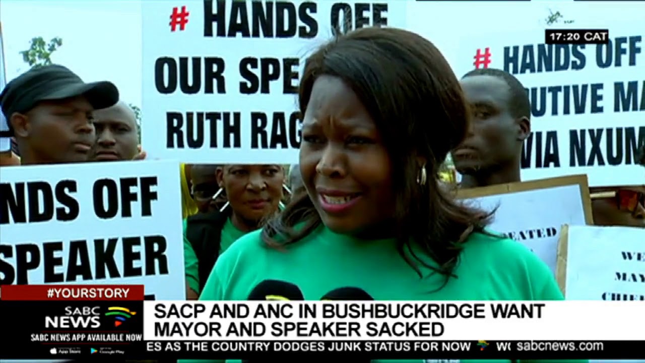 SACP and Cosatu in Bushbuckridge want mayor and speaker sacked