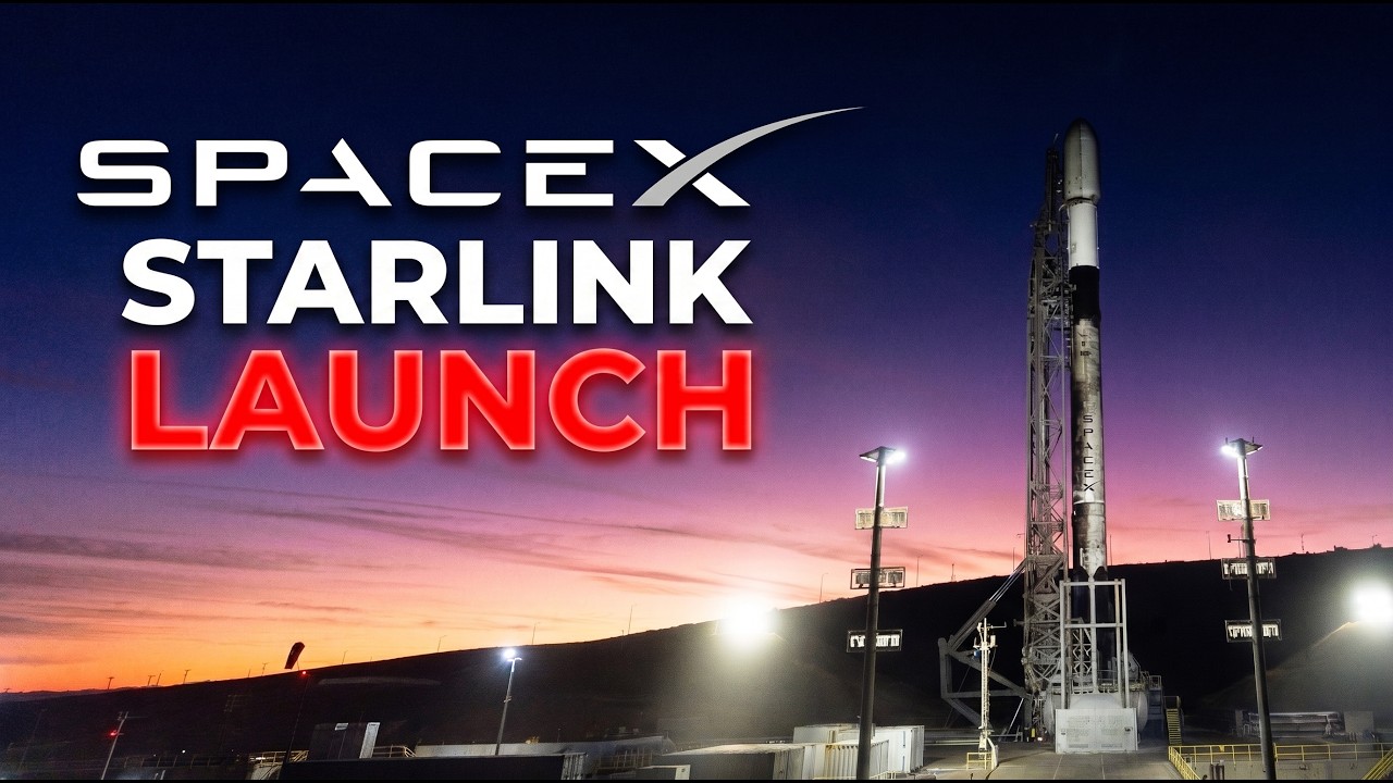 SpaceX Launches Starlink Satellites from California