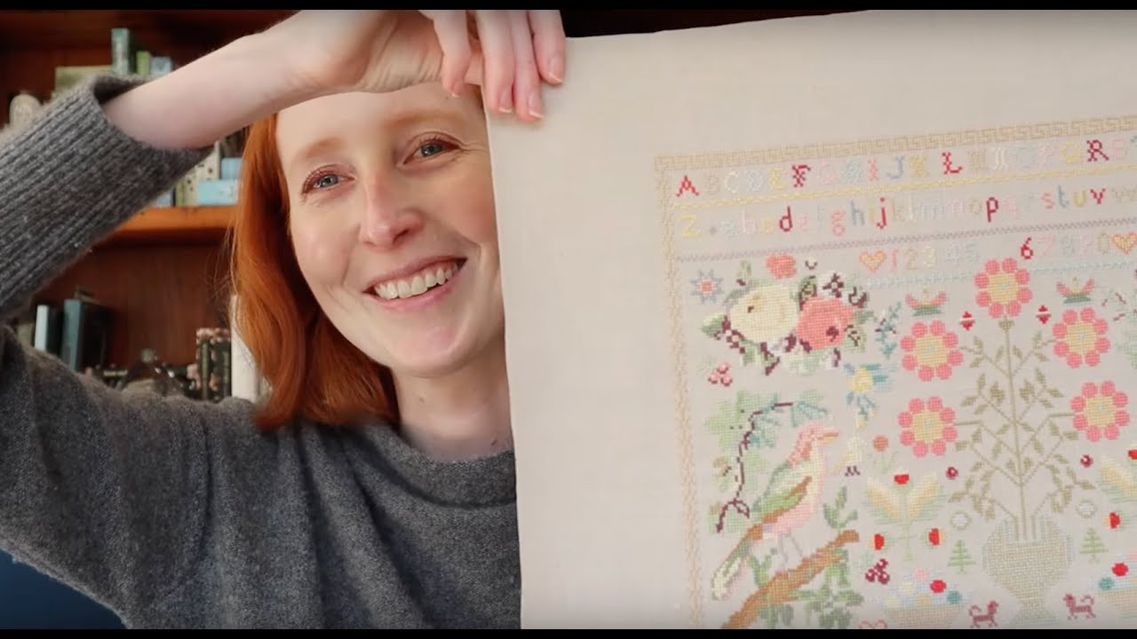 Flosstube: Ornamentations #92 - All about samplers, with a special guest!