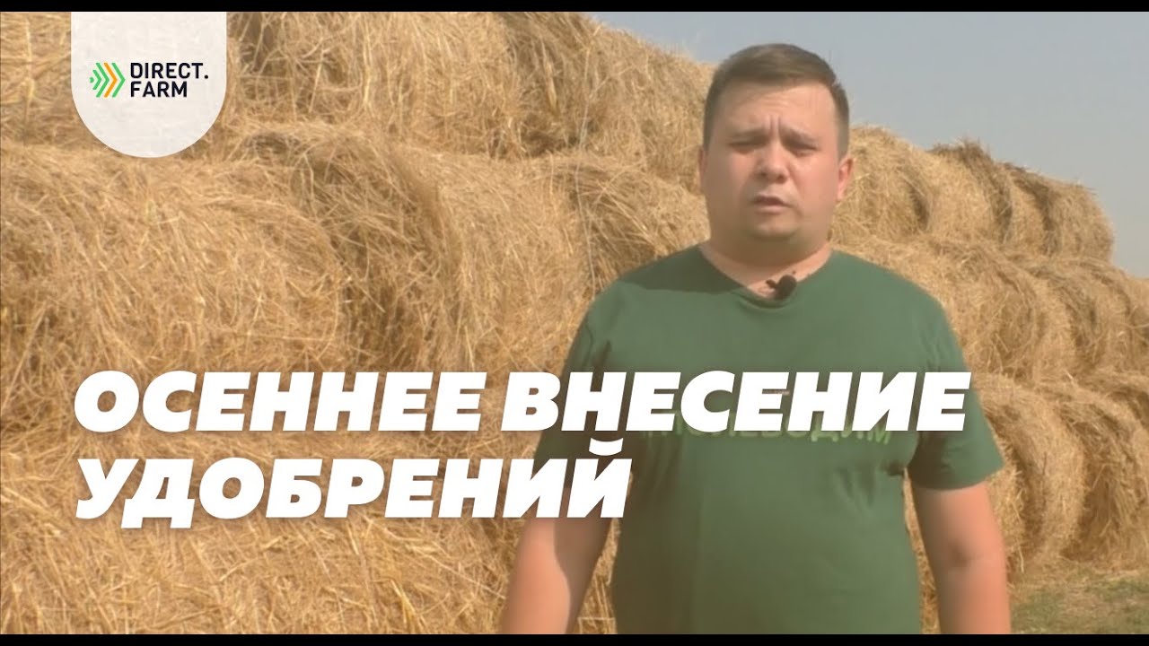 Внесение удобрений под основную обработку почвы