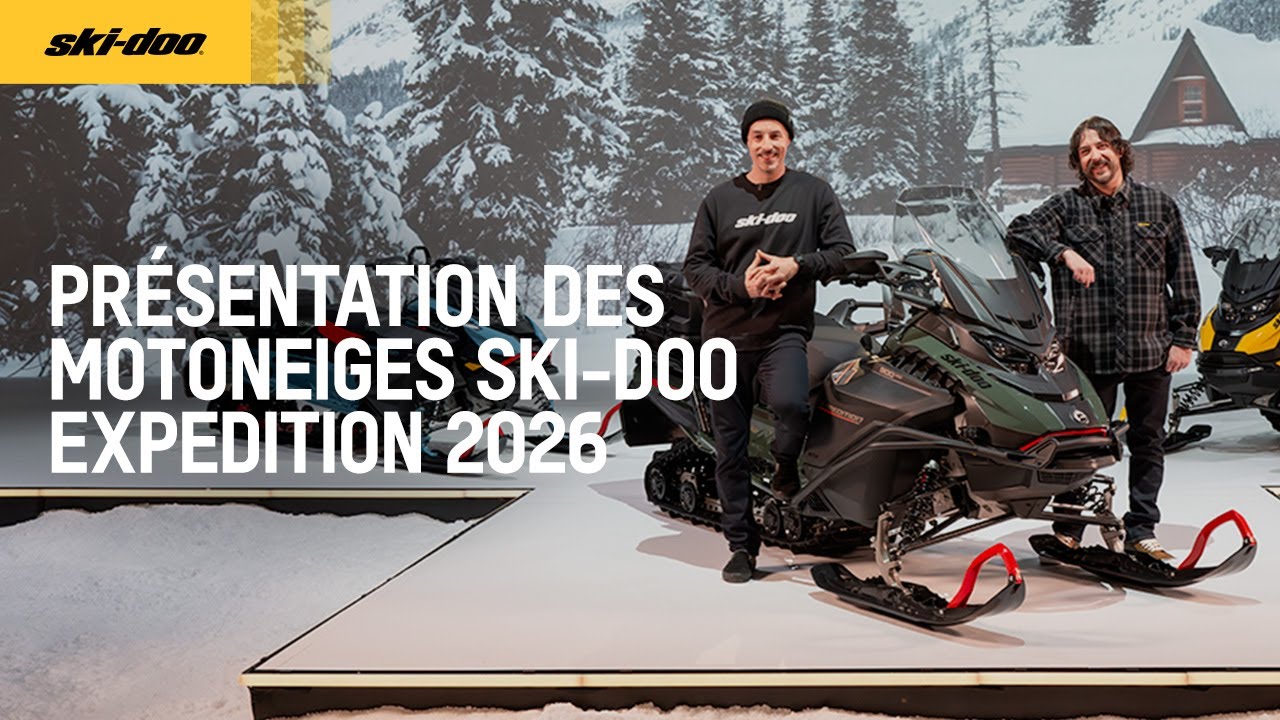 Présentation des motoneiges Ski-Doo Expedition 2026