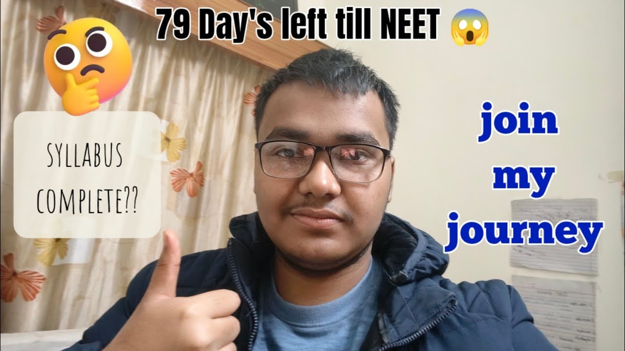79 Day's left till NEET 😱 join me 🧐
