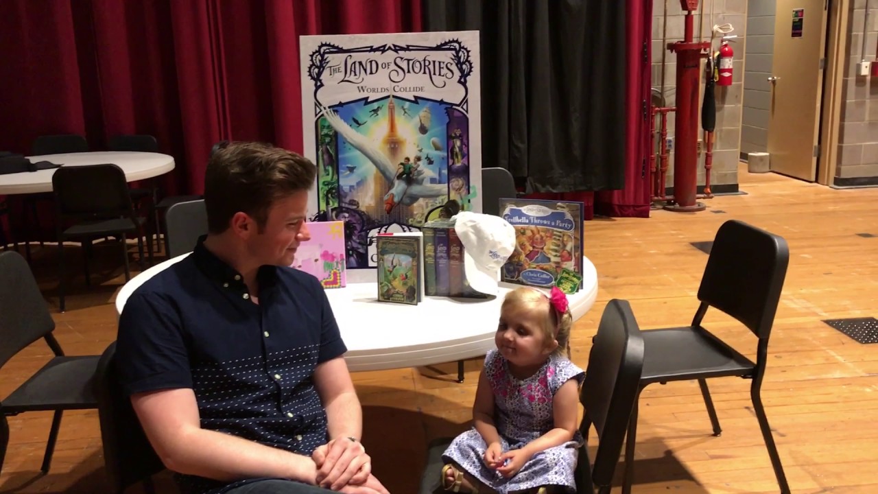 Audrey interviewing Actor/Author Chris Colfer!!
