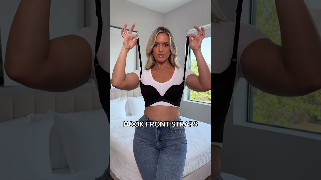 🚨FASHION HACK🚨 Bra hack for your halter top -- How to hide your bra straps ‼️